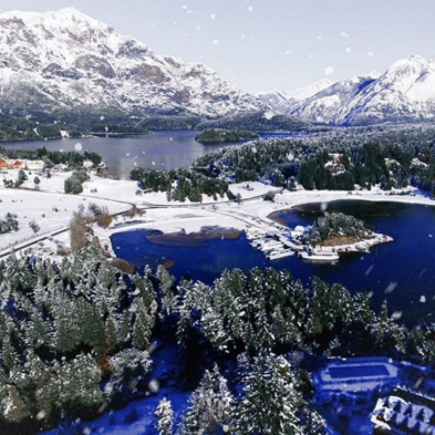 nieve en invierno en bariloche